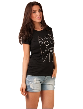 Tricou Cu Strasuri 